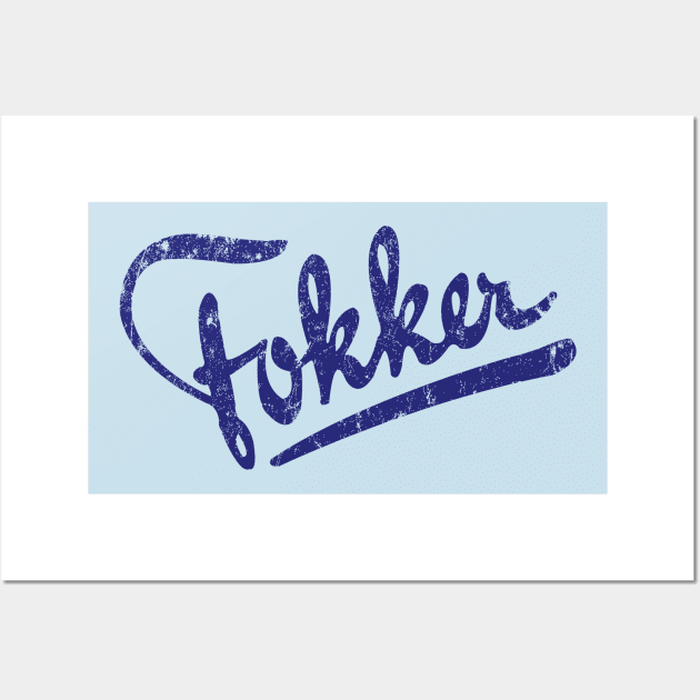 Fokker Wall Art by MindsparkCreative